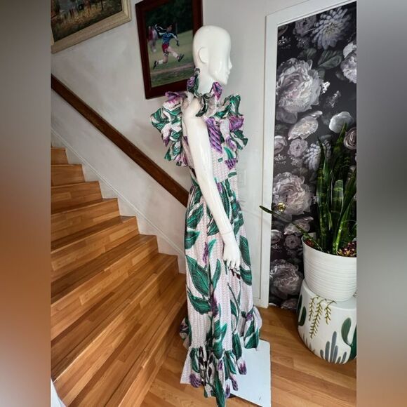 Anthropologie SIKA Off-The-Shoulder Printed Maxi
Dress/ size 2 - Picture 10 of 13